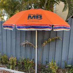 7 Ft Beach Umbrella $15 (Used Twice) GREAT DEAL