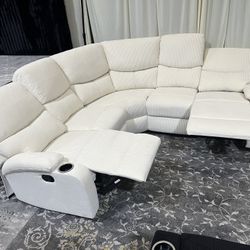 BRAND NEW FABRIC RECLINING SECTIONAL CLEARANCE $799