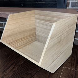 Stackable Wood  Bin