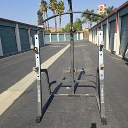 Powerhouse Squat Rack with Lat Pulldown