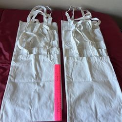 10 Fabric Tote Bags-NEW!