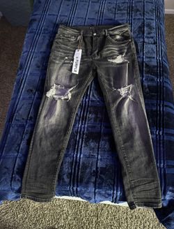 Purple Jeans Black