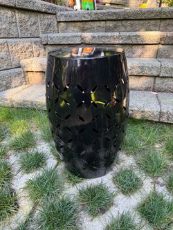 Christopher Knight Black Iron Side Table/Plant or Pumpkin Stand - 18” in height