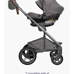 Limited edition Nuna PIPA RX Infant Car Seat & MIXX™ next Refined Collection Stroller & Sling Bag Set