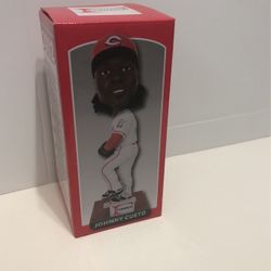 Cincinnati Reds Johnny Cue to Bobblehead 