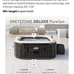 Salt Water 4 Man Spa 