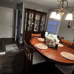 Dining room Set With China Cabinet and Buffet