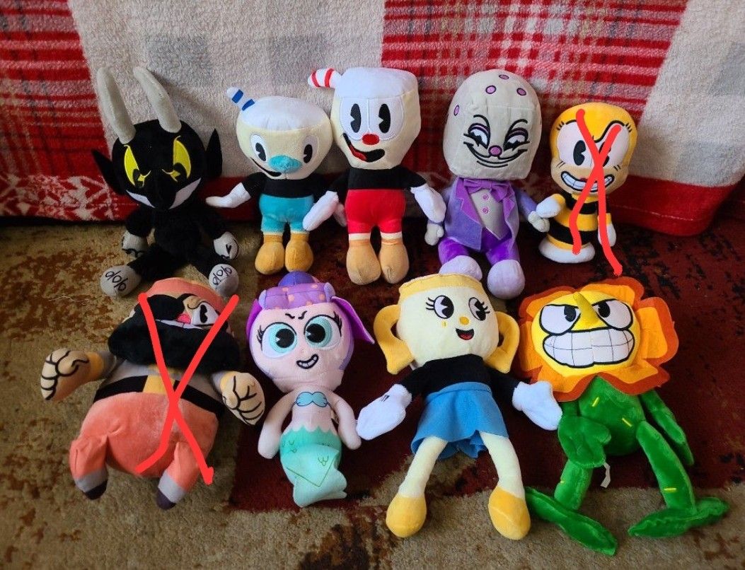 Cuphead Plush Cuphead Toys Mughead King Dice Cagney Carnation Mala Maria