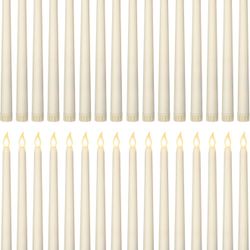 23 Pcs Flameless Taper Candles Bulk LED Taper Candles Sticks Battery Operated