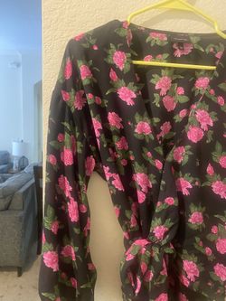 Roses Wrap Shirt