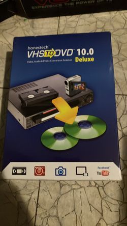 Honestech VHS to DVD 10.0 Deluxe VDD10H Video Audio Photo Converter