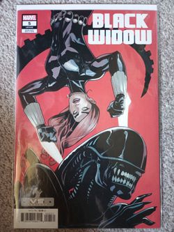 Black widow #5 alien variant
