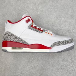 Jordan 3 Cardinal Red