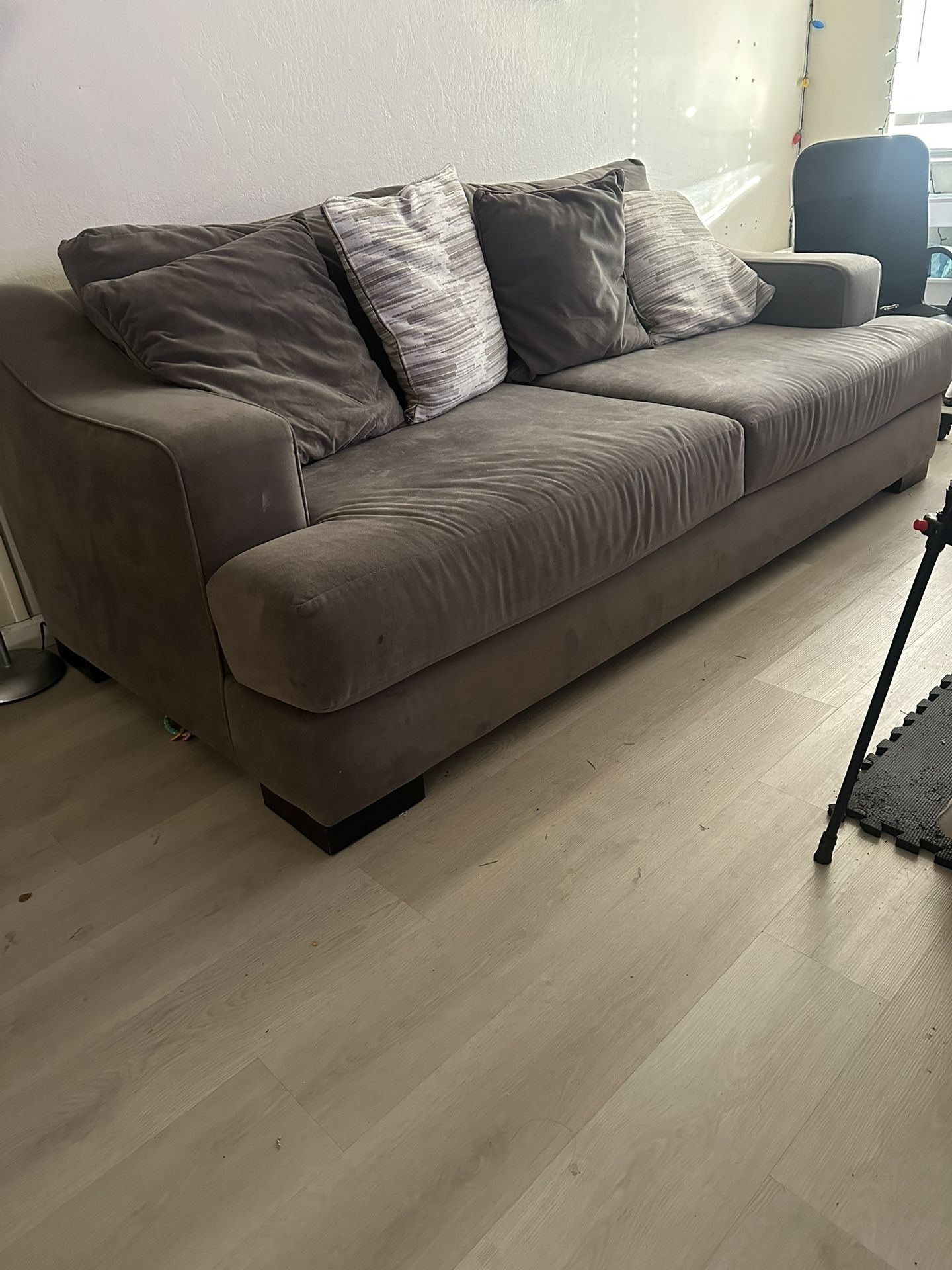 Comfy Grey Couch Great Condition