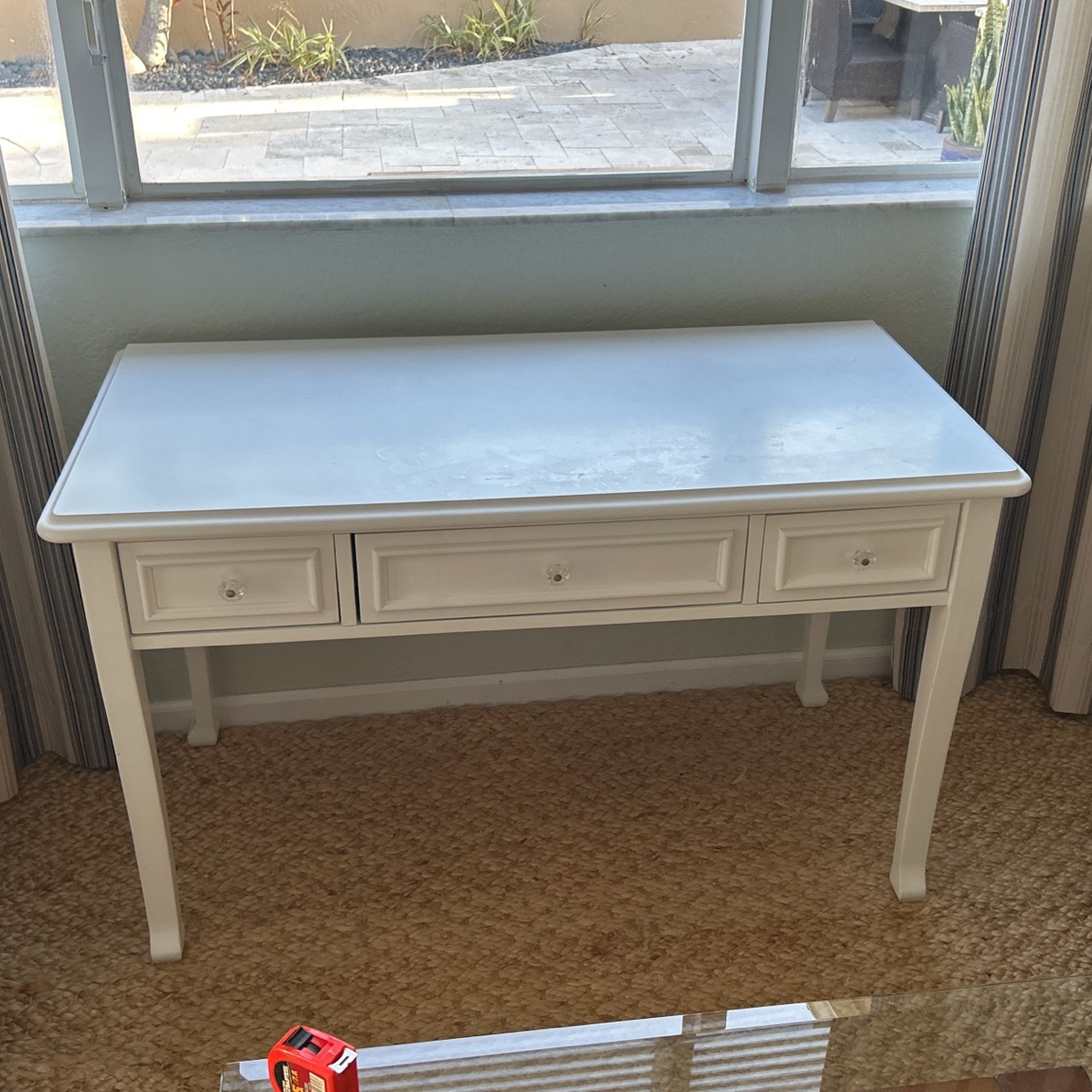 White desk