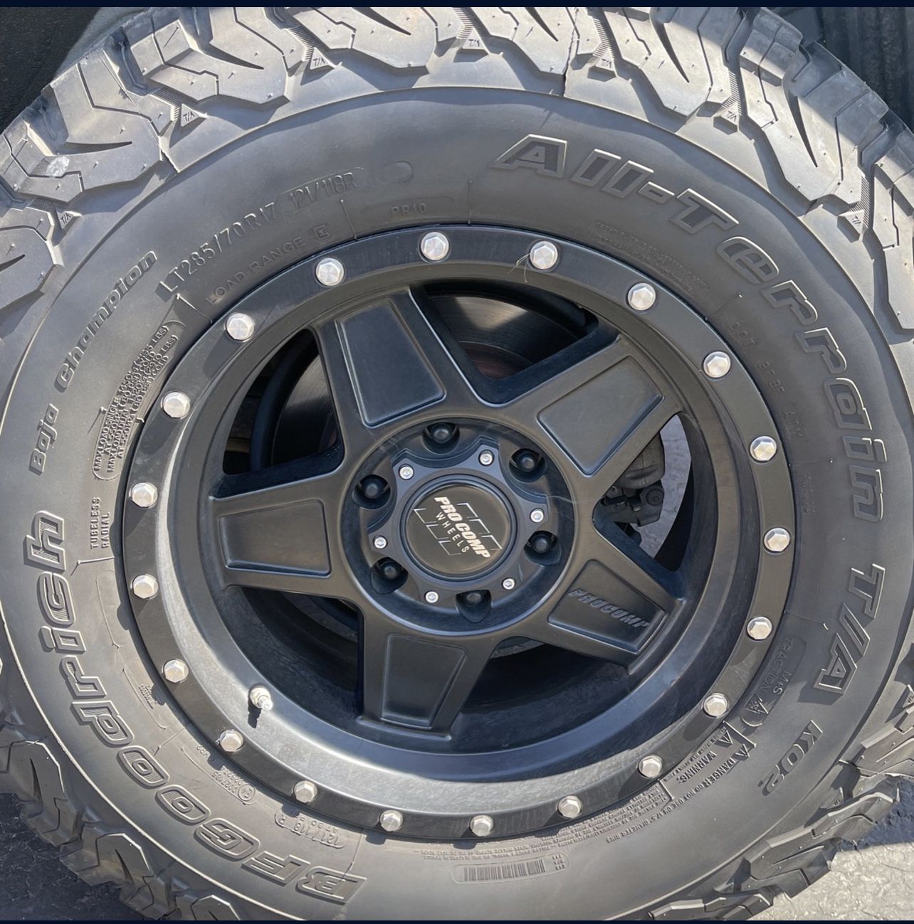 Pro Comp Wheels Only 17 4runner