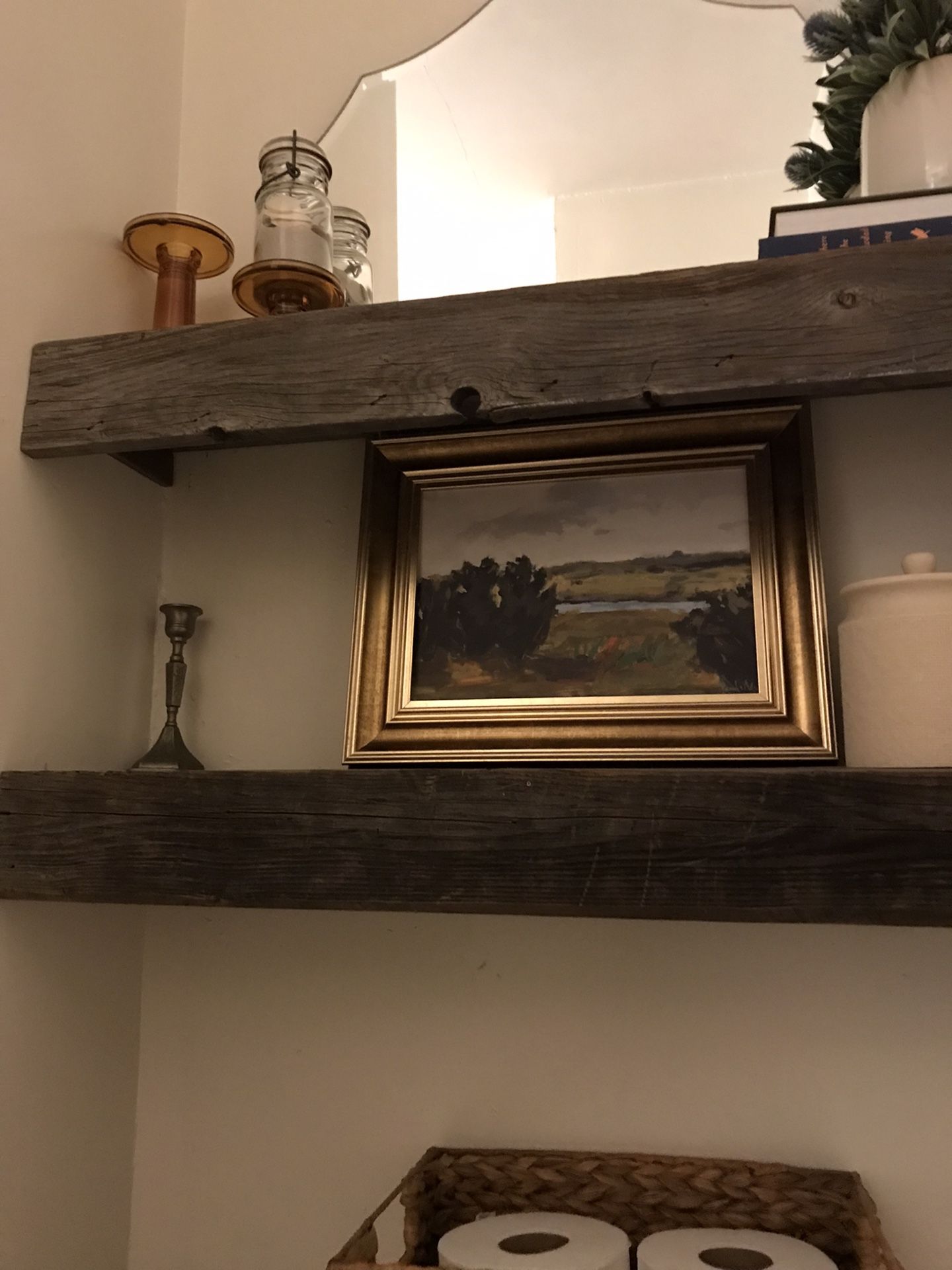 Barn Wood Shelves