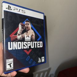 Undisputed boxing game for ps5