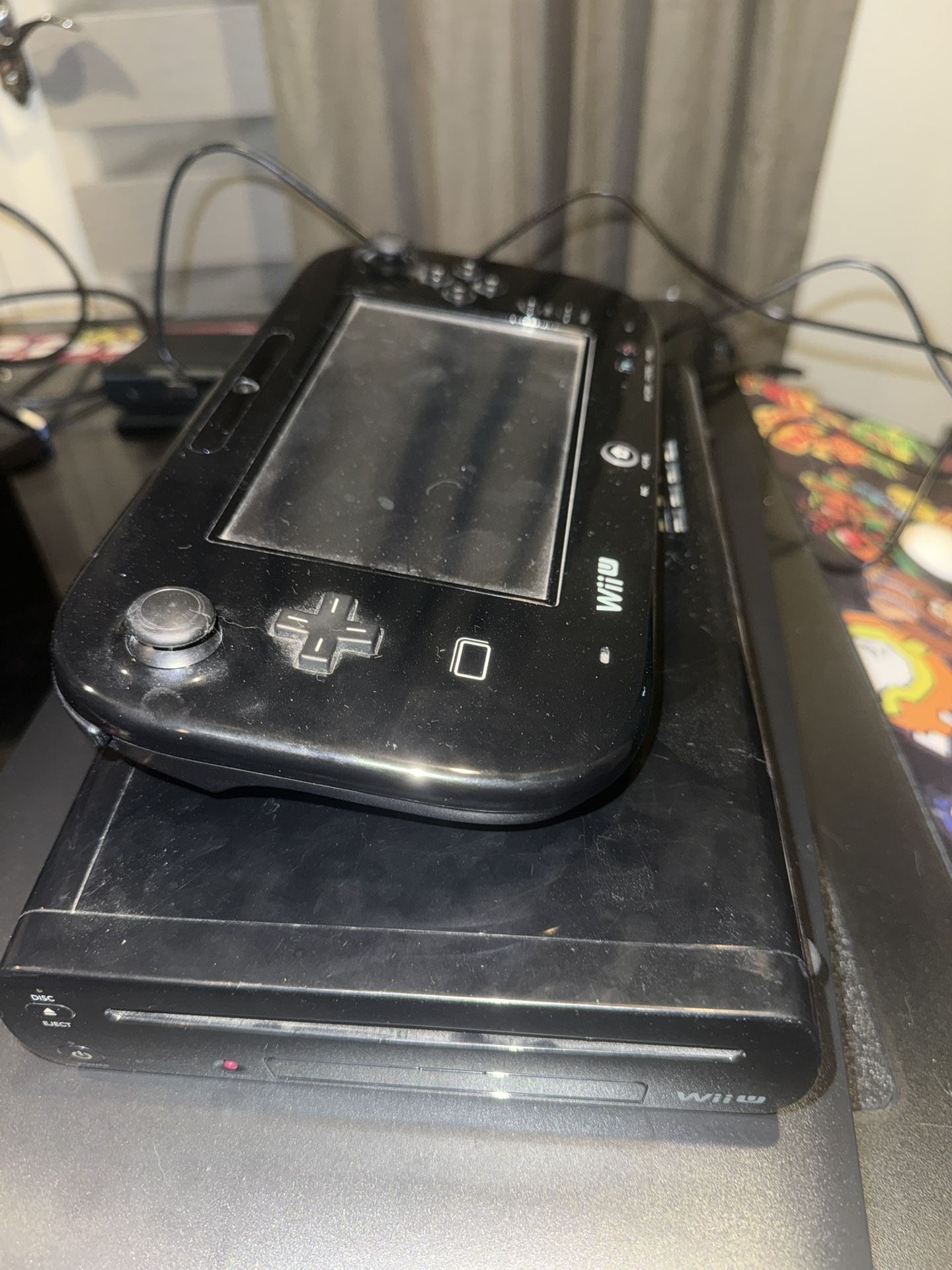 Nintendo Wii U 32 GB + GamePad + Cables – Fully Working – $160 OBO