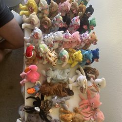🧸 Huge Lot – 100+ Ty Beanie Babies + Coca-Cola Plush | Tags On | Collector’s Dream 🎁