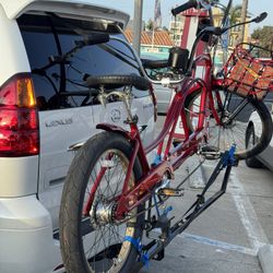 Townie Electra tandem beach cruiser. 