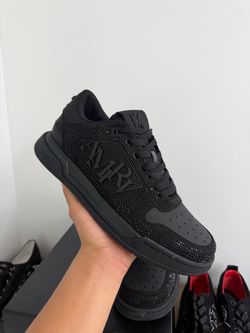 Amiri Black Sparkly Men Sneakers