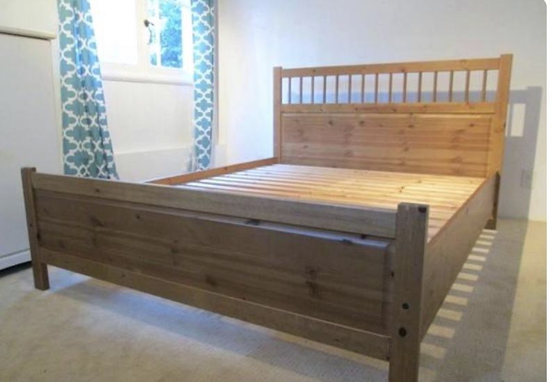 IKEA Hemnes Queen Bedroom Solid Pine Bedroom Set