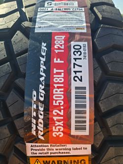 Nitto
Ridge Grappler 35x12.50R18LT