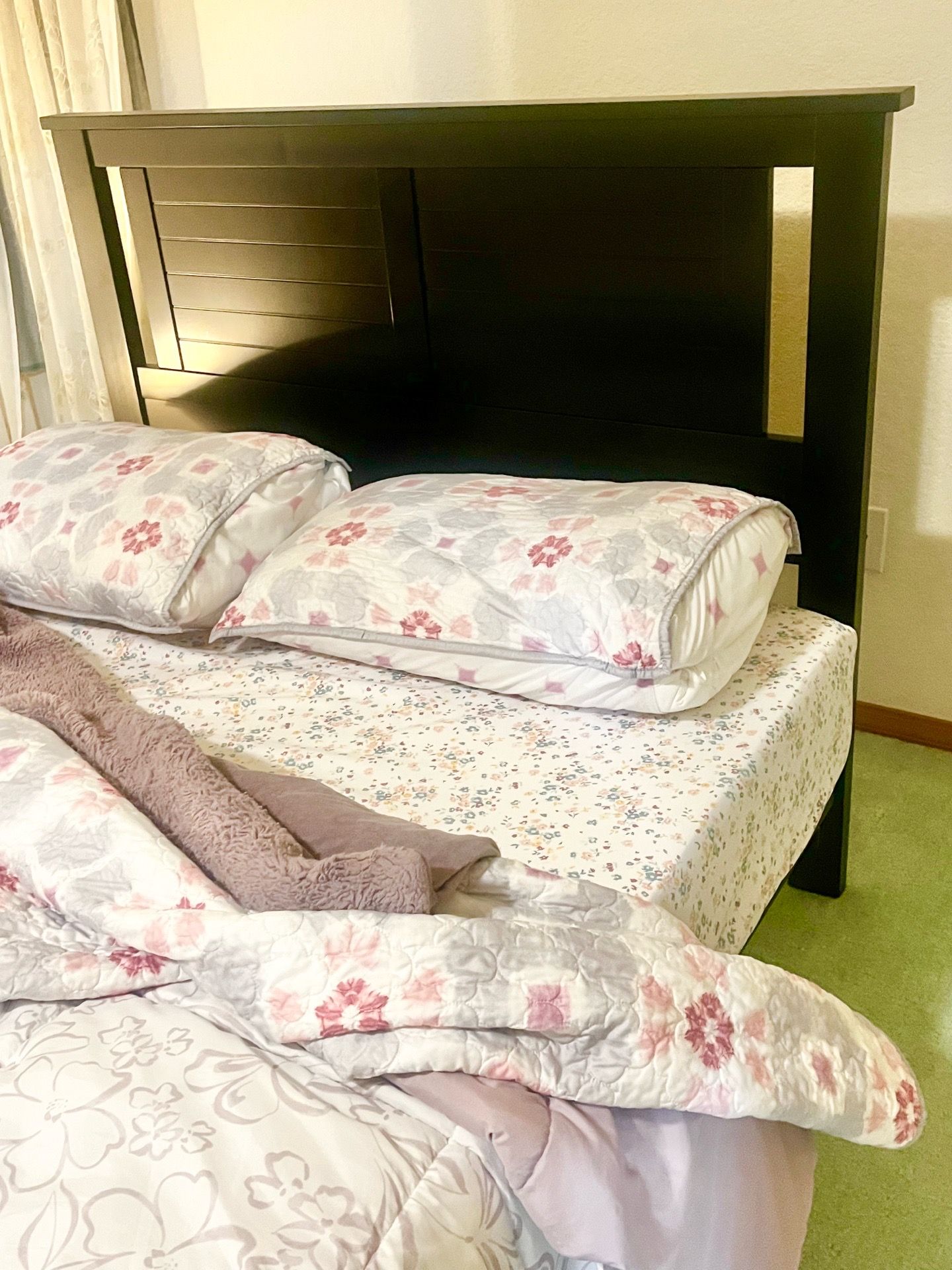 Bed frame full size (black)