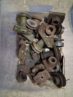 Lawnmower engine to blade adapters