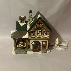 Village square  house porch swing 2002