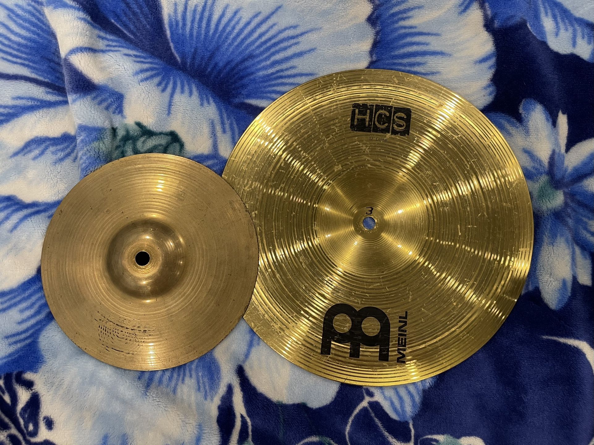 Cymbals 12” China 8” Splash Sabian