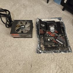 1000 Watt Power Supply and ROG STRIX z390 Mobo With Intel I7 9700k and 64GB DDR4 RAM