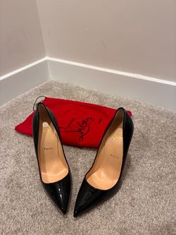 Christian Louboutin Black Patent Leather Pumps