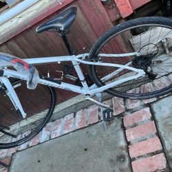 Red Black Bicycle And White Bicycle 