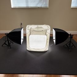 EZcube 20" Professional Table Top Photo Studio Kit