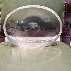 Vintage Heavy Glass Bowl by Balogh Jewelers