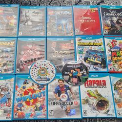 Nintendo Wii U games all for 130
