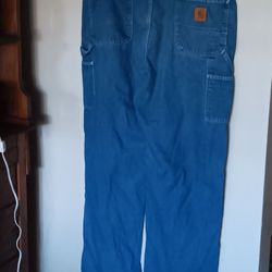 Vintage 90s Carhartt Carpenter Jeans 40x34