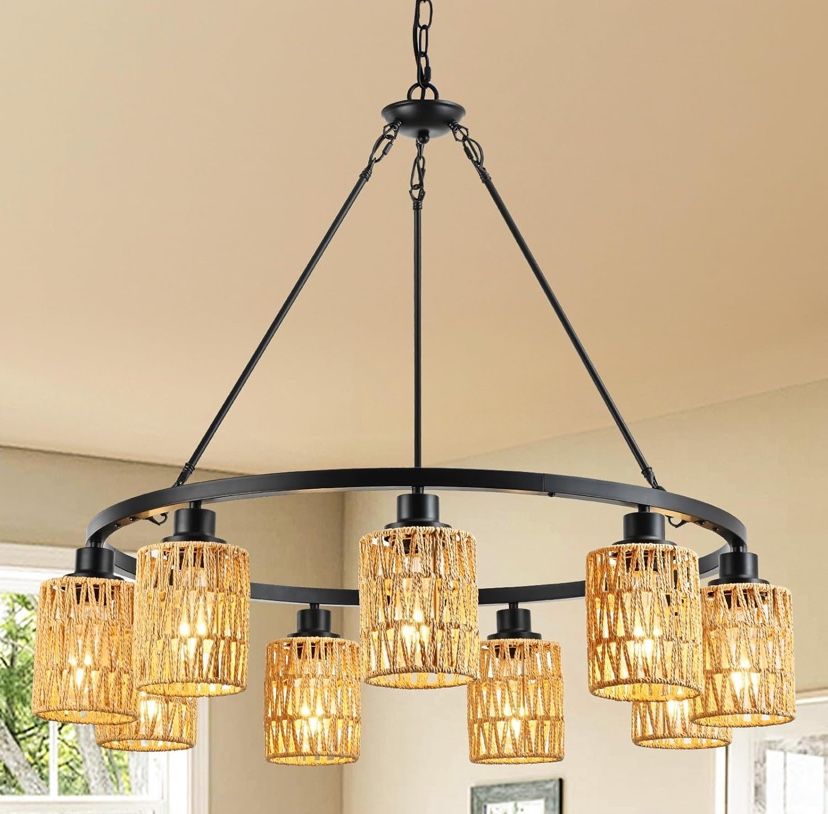 Bohemian Farmhouse 8-Light Chandelier
