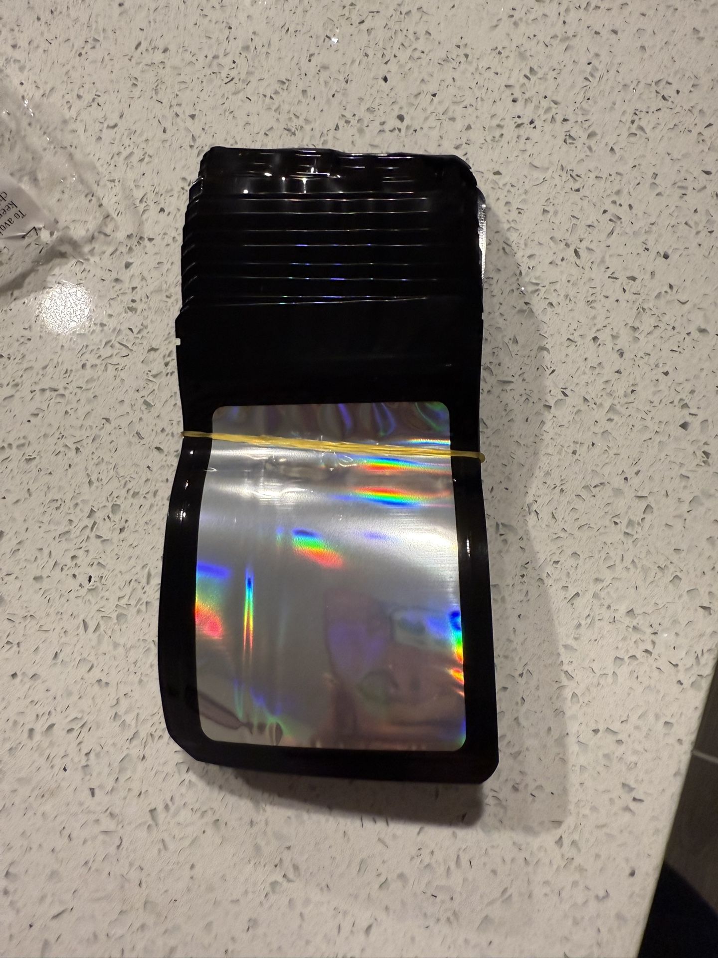 Holographic Resealable Mylar Bags (100 Count)