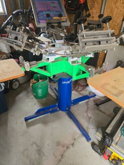 Riley hopkins silk screen press