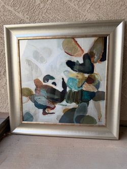 Framed Abstract Wall Art Print