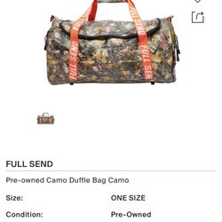 Camo Duffel Bag 
