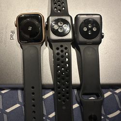 3 Apple Watches Unlocked 