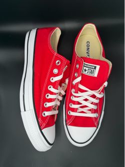 Converse AllStar Low Top Chucks Red Men’s 8.5