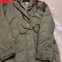 Winter Jacket Olive Color