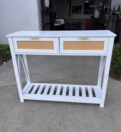 New 39.3”x11.8”x31.5 White Or Black Wooden Entryway Console Table Kitchen Console Cabinet 