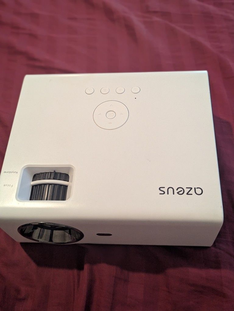 Azeus Video Projector 1080P Full HD Supported Mini Home Theater Cinema Projector