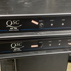 Pro Amp qsc Mx700 Tested Fully Functional 